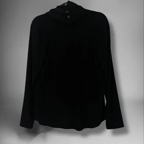 Sure Couture By Renee McCartney Black Wrap Cardigan NWT OS - Picture 3 of 4